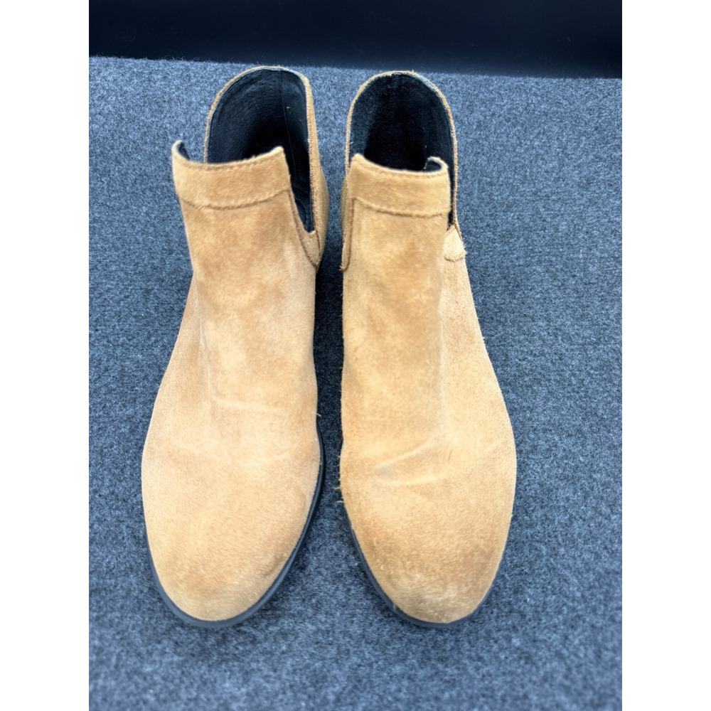 Sorel Lolla Cut-Out Ankle Bootie 8.5 Camel Brown Women